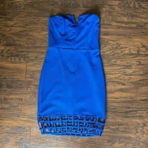 Blue Bodycon Dress